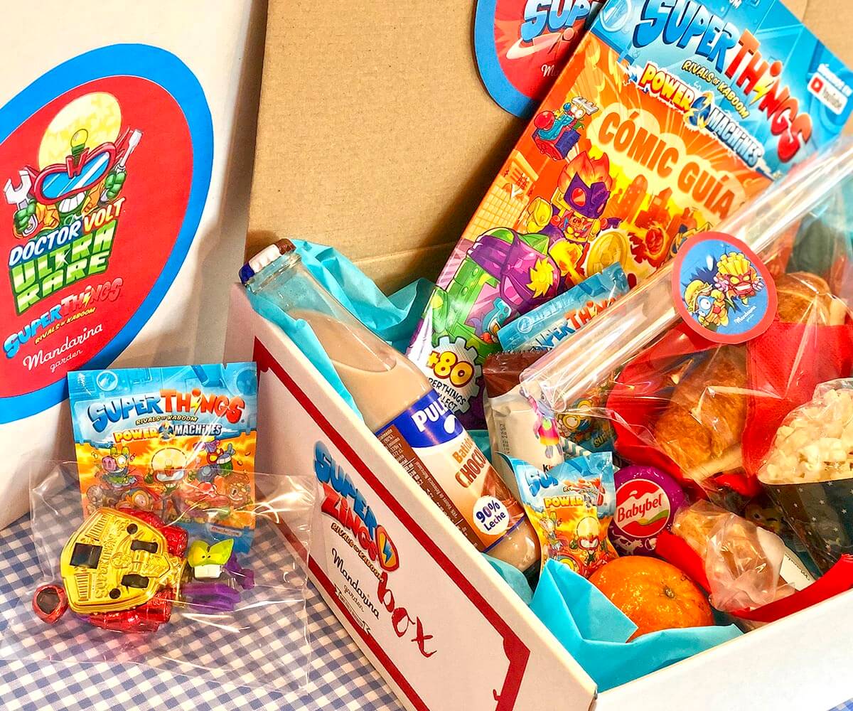 Caja desayuno/merienda infantil tematizada