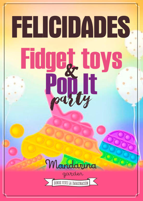 Fiesta de cumpleaños Fidget Toys & Popit, el cumpleaños para adolescentes más guay