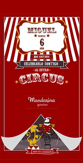 Cumpleaños Mandarina Circus