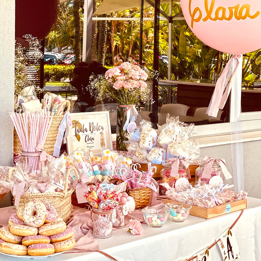 Candy bar comunión Mandarina
