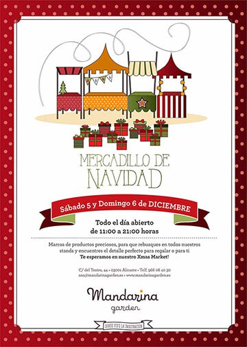 Mercadillo Navidad en Mandarina garden