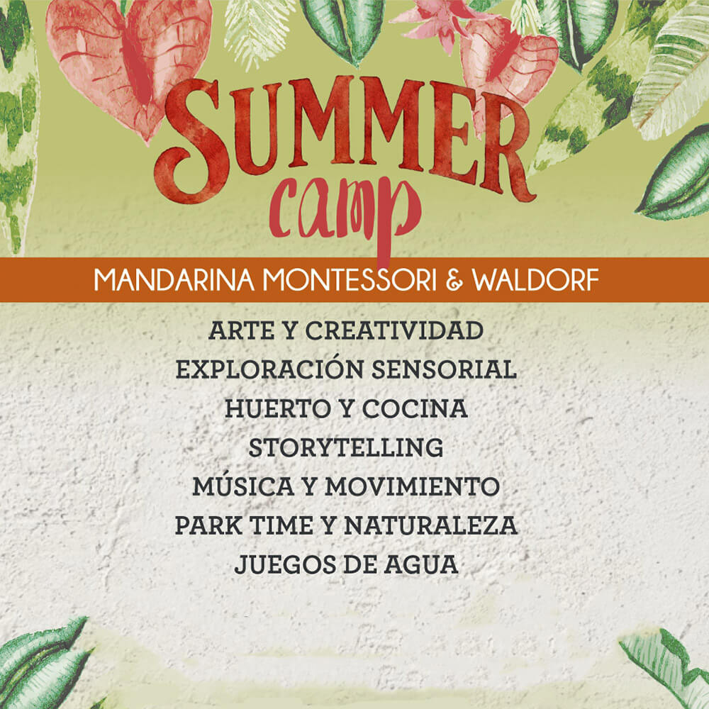 Campamento de verano en Mandarina garden