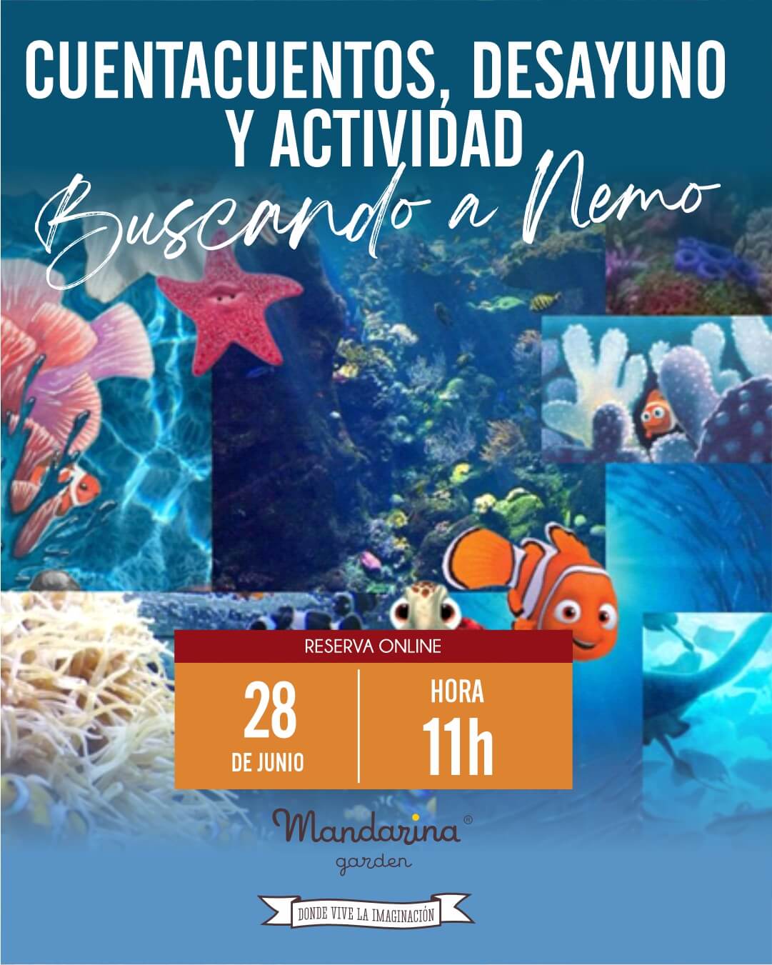 CUENTACUENTOS, DESAYUNO Y ACTIVIDADES - Buscando a Nemo