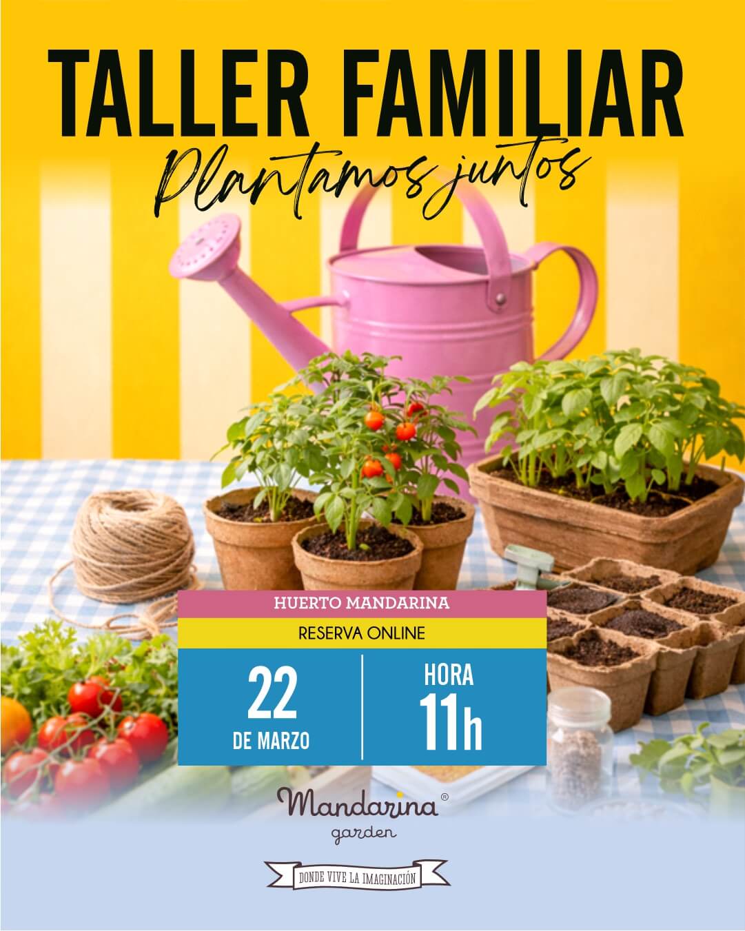 TALLER FAMILIAR Plantamos juntos